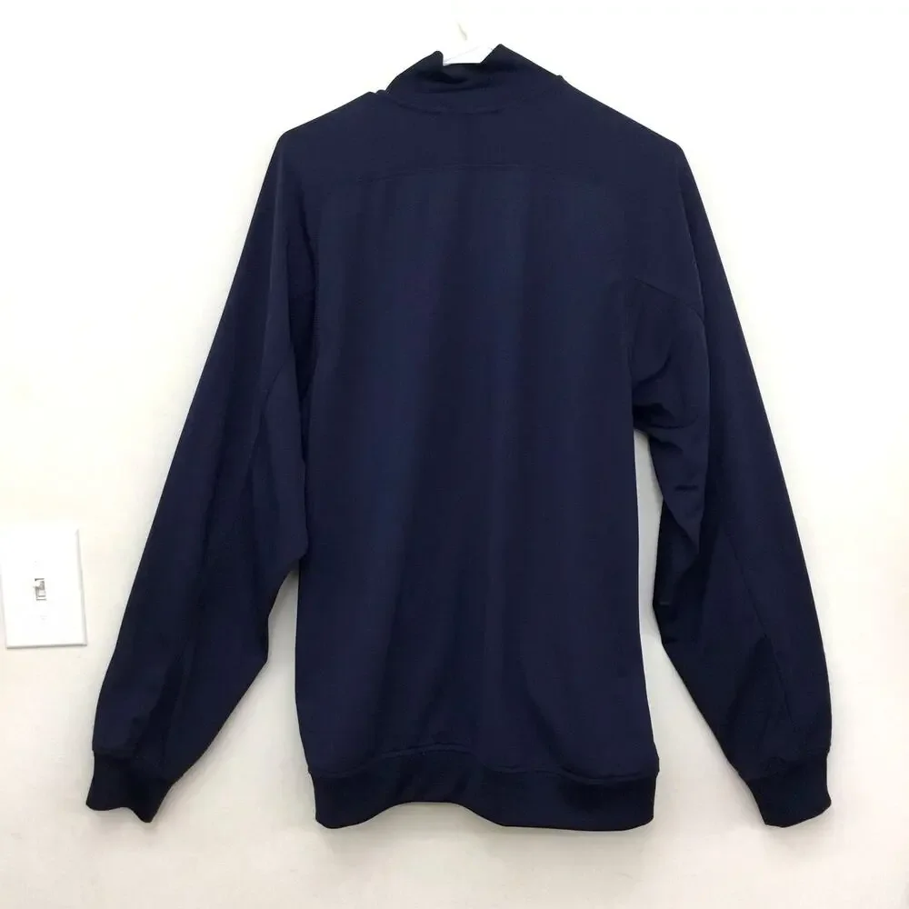 NIKE Navy Blue Full-Zip Training Track Jacket Sz L